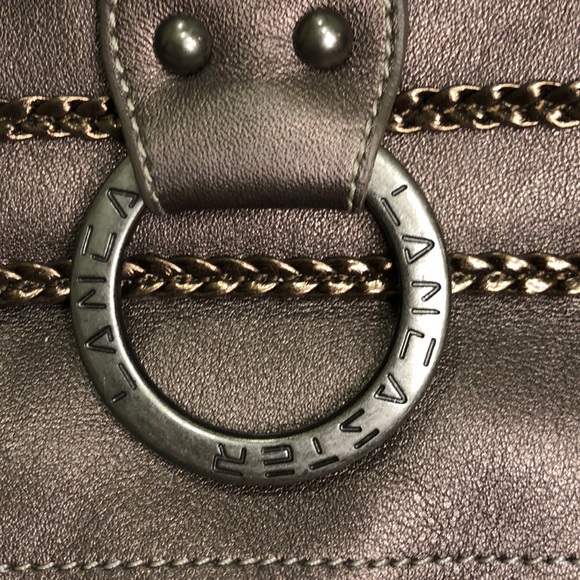 Crossbody metallic bronze copper LANCASTER - Picture 3 of 8